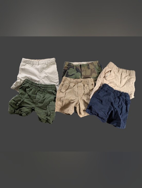 GAP Other - Lot Of Six GAP Kids Assorted Small Shorts Bundle - Beige, Olive, Navy, Camo